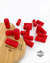COD 8453 - Firma de Murano 20x10 Vermelho - Unidade