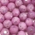 COD 8391 - Cristal 8mm Bubblegum Irizado (CRISTAL PINTADO) - Aprox. 65 Pedras