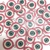 COD 6696 - Pingente Resinado Prateado Pink 14mm Olho Grego - Unidade - comprar online