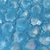 COD 1280 - Cristal 10mm Azul Claro Boreal - Aprox. 65 Pedras