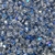 COD 5525 - Cristal 4mm Balão Azul Boreal - Aprox. 80 pedras