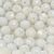 COD 2249 - Cristal 8mm Branco Boreal - Aprox. 65 Pedras