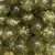 COD 8242 - Bola de Acrílico/Glitter 14mm Verde - 10 Gramas