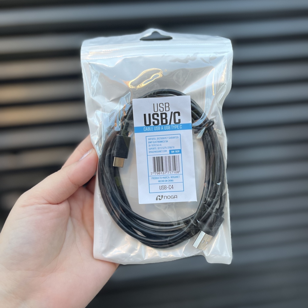 CABLE USB TIPO C NOGANET SM 1039 - DF Cell Store
