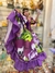 Boneca Cigana de Porcelana Roxa - 42cm - comprar online