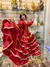 Boneca Cigana de Porcelana Vermelha - 42cm - comprar online