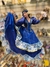 Boneca Cigana de Porcelana Azul - 42cm - comprar online