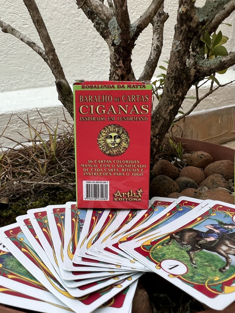 Baralho Cigano Lenormand com 36 Cartas