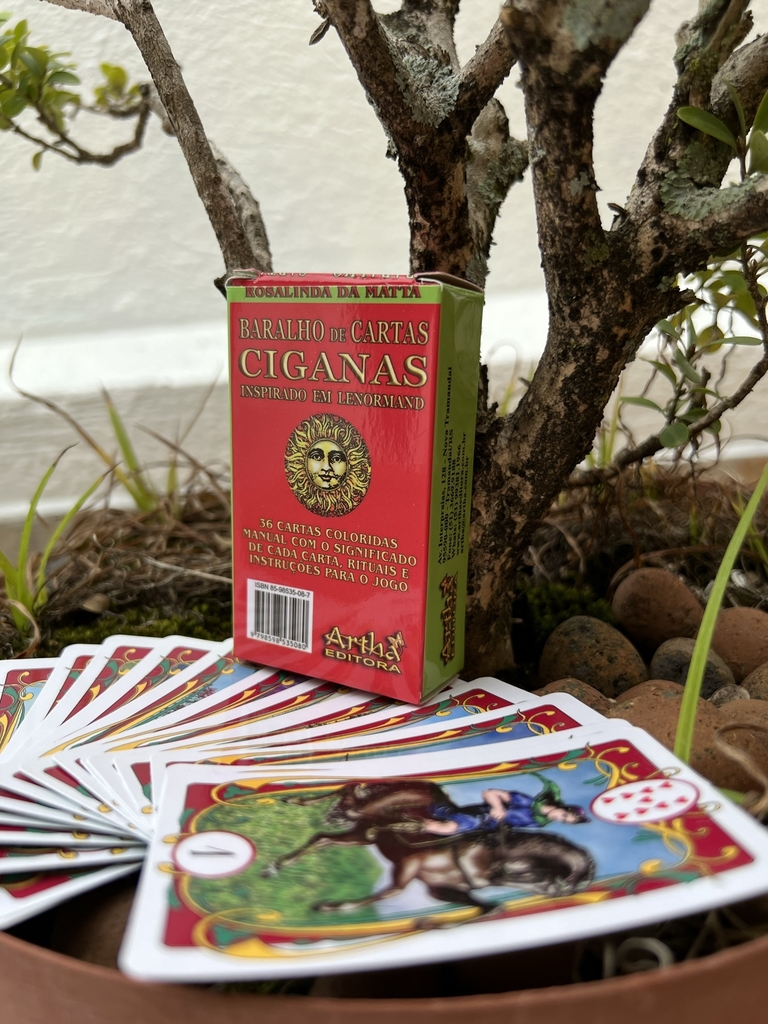 O Tradicional Baralho Cigano 36 cartas Plastificado com Manual