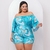 Macaquinho Plus Size Feminino Ciganinha Manga Flare 0501 - Bellucy Modas