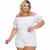 Macaquinho Plus Size Feminino Ciganinha com Tule no Busto - Bellucy Modas