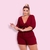 Conjunto Plus Size Cropped Amarrar Short + Cinto Veste 48 52 0139 - loja online