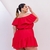 Vestido Plus Size Feminino Ciganinha Babado 0577 na internet