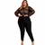 Conjunto Plus Size Blusa Tule Calça Roupas Femininas - comprar online