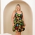 Vestido Plus Size Feminino Estampado Rodado Lastec Cintura - comprar online