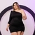 Vestido Plus Size Feminino Justo com Cordão 1 Manga 48 ao 52 0057 - loja online