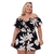 Macaquinho Plus Size Feminino Estampado/Xadrez 0477 - Bellucy Modas