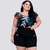 Conjunto Feminino Plus Size Blusa Estampada e Short 0233 - Bellucy Modas