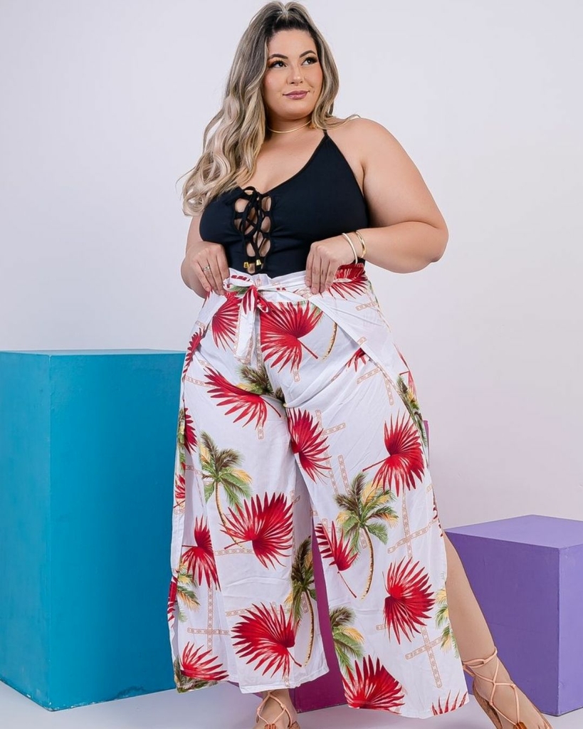 Calça pantacourt envelope plus size store