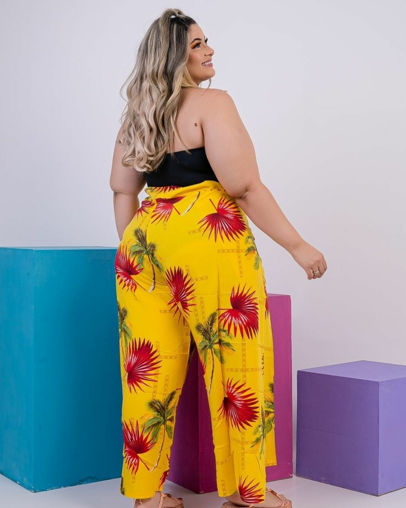 Calça pantalona sales envelope plus size