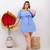 Imagem do Vestido Feminino Plus Size Ciganinha Roupa Feminina Plus