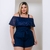 Macaquinho Plus Size Babado Paetê Roupas Femininas 48 ao 52 - comprar online