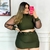 Conjunto Plus Size Cropped Short Saia Roupas Femininas 48-52 - Bellucy Modas