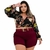 Conjunto Plus Size Cropped Manga Flare Short Cinto 48 ao 52 na internet