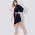 Vestido Chemise Feminino Plus Size Com Botões Bicolor 0234 - loja online