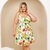 Vestido Plus Size Feminino Estampado Rodado Lastec Cintura - Bellucy Modas