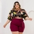 Conjunto Plus Size Cropped Ciganinha Short Laço 48 ao 52 na internet