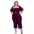 Conjunto Plus Size Cropped e Pantacourt Roupas Femininas na internet