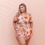 Conjunto Feminino Plus Size Cropped Short Estampado 0279 - loja online