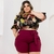 conjunto plus size short com ziper croped ciganinha