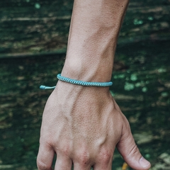 Pulseira Shark (Cinza e Azul Petróleo) - comprar online