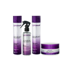 Kit Liso Mágico Shampoo Condicionador Spray 200ml máscara 250gr - comprar online