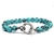 PULSERA FLORENTINO (Turquesa con negro) - comprar online