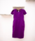 Vestido Brim Midi Amor Roxo