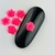 Pedraria de Unha, Flor 3D Rosa Chock 5mm - 50pcs - comprar online