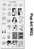 Placa de Carimbo de unhas – Pop Art m01