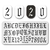 Placa de Carimbo de unhas – Letras e Numeros MOUTEEN 027