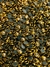 Pedraria de Unha, Olho de Gato, Jet Hematite C/borda Dourado 4mm - 20pcs - comprar online