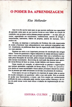 O Poder Da Aprendizagem - Klas Mellander - comprar online