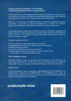 Trabalho Em Grupos E Autonomia Como Instrumentos Da Competição - Roberto Marx - comprar online