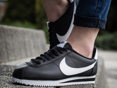 Imagem do Tênis Nike Wmns Classic Cortez Leather Black