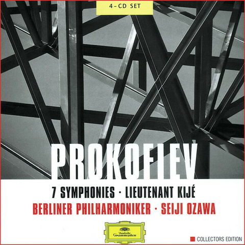 Prokofiev Sinfonia (Completas) - Berlin Phil/Ozawa (4 CD)