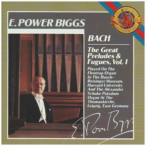 Musica Instrumental Organo Power Biggs (Edward) Bach: Great Preludes & Fugues - Vol I - E.Power Biggs (1 CD)