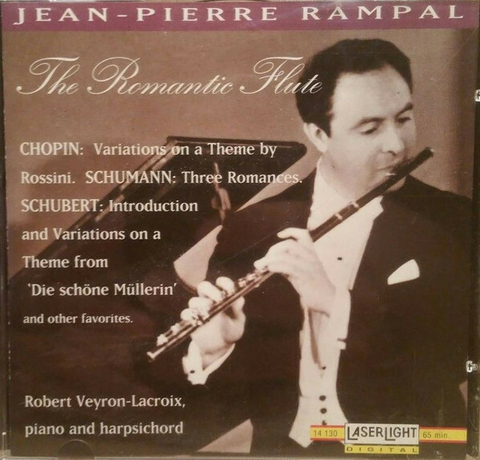 Schumann Romanzas (Oboe y Piano) Op 94 (3) (Completas) - J-P.Rampal (Flauta)-R.Veyron-Lacroix (1 CD)