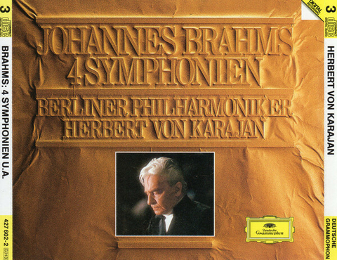 Brahms Sinfonia (Completas) - Berlin Phil/Karajan (3 CD)