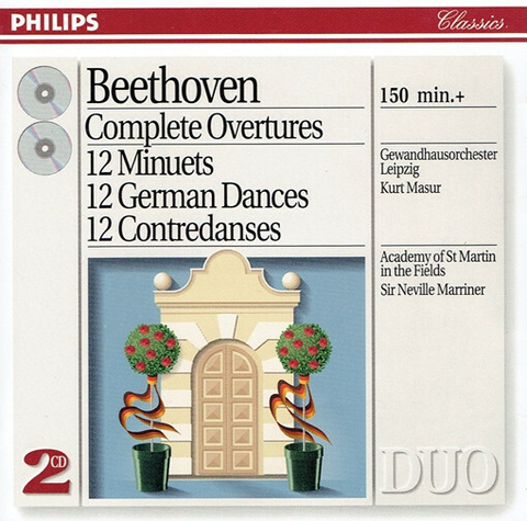 Beethoven Oberturas - Gewandhauso.Leipzig/Masur (Completas) (1 CD)